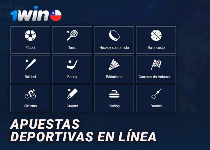 Listado de disciplinas del libro deportivo de 1win